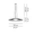 Mood ø100 Suspension Lamp With Pleated Fabric