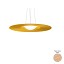 Mood ø100 Suspension Lamp With Pleated Ribbon Fabric