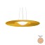 Mood ø120 Suspension Lamp With Pleated Ribbon Fabric