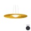 Mood ø120 Suspension Lamp With Pleated Ribbon Fabric