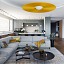 Mood ø150 Suspension Lamp With Pleated Ribbon Fabric