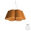 Florinda 6 Suspension Lamp - Pleated Fabric