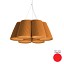 Florinda 6 Suspension Lamp - Pleated Fabric