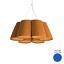 Florinda 6 Suspension Lamp - Pleated Fabric