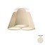 Florinda 3 Ceiling Lamp - Pleated Fabric
