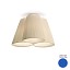 Florinda 3 Ceiling Lamp - Pleated Fabric