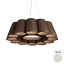 Florinda 12 Suspension Lamp - Pleated Fabric