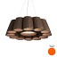 Florinda 12 Suspension Lamp - Pleated Fabric