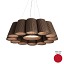 Florinda 12 Suspension Lamp - Pleated Fabric