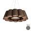 Florinda 12 Suspension Lamp - Pleated Fabric