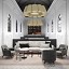 Florinda 12 Suspension Lamp - Pleated Ribbon Fabric