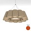 Florinda 12 Suspension Lamp - Pleated Ribbon Fabric