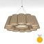 Florinda 12 Suspension Lamp - Pleated Ribbon Fabric