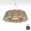 Florinda 12 Suspension Lamp - Pleated Ribbon Fabric