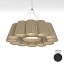 Florinda 12 Suspension Lamp - Pleated Ribbon Fabric