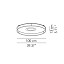 Idea Ø100 Ceiling Lamp With White Structure