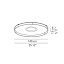 Idea Ø140 Ceiling Lamp With White Structure
