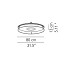 Idea Ø80 Ceiling Lamp With White Structure