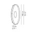 Idea Ø140 Wall Lamp With White Structure