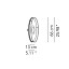 Idea Ø66 Wall Lamp With White Structure