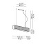 Righello L-125 Suspension Lamp - Soft Textile Fabric