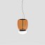 Faro Large Suspension Lamp With Matt Black Frame