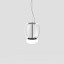 Faro Large Suspension Lamp With Matt Black Frame