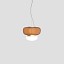 Faro Small Suspension Lamp With Painted Brass Frame