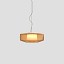 Plisse Suspension Lamp - Matt Steel Structure