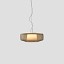 Plisse Suspension Lamp - Matt Steel Structure