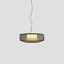 Plisse Suspension Lamp - Matt Steel Structure