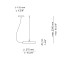 Mood T-4061S Suspension Lamp - Surface Canopy