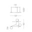 Mood T-4063R Suspension Lamp - Recessed Canopy