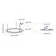 Roda 200 Suspension Lamp With Recessed Canopy