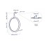 Roda 200-V Suspension Lamp With Recessed Canopy