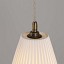 Antique Brass Large Pleat Pendant