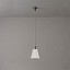 Antique Brass Pleat Pendant