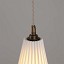 Antique Brass Pleat Pendant