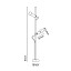 Palosanto B 5x2-90 Outdoor Floor Lamp