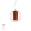 Bolla Ellisse ø50 Pendant - Pleated Ribbon Fabric