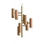 Black Note Chandelier - Gold