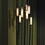 Black Note Chandelier - Matte Black