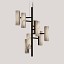 Black Note Chandelier - Matte Black