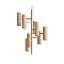 Black Note Chandelier - Matte Ivory