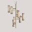 Black Note Chandelier - Matte Ivory