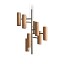 Black Note Chandelier - Matte Nickel