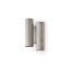 Black Note Duplet Wall - Matte Nickel