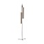 Black Note Triplet Floor Lamp - Matte Nickel