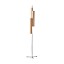 Black Note Triplet Floor Lamp - Matte Nickel