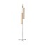 Black Note Triplet Floor Lamp - Matte Nickel